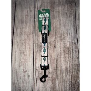 Sassy Woof Stars Wars Mandalorian Grogu Baby Yoda Fabric Pet Dog Leash NEW NWT